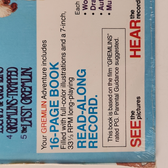 Gizmo and the Gremlins See Hear Read Factory Sealed - Picture 5 of 8